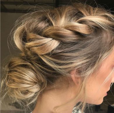 Coiffure robe classique